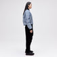 Reflective Bomber Down Jacket - Reflective Blue