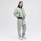 Reflective Bomber Down Jacket - Reflective Jade