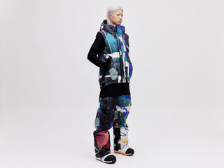 Modular Down Vest - Dark Splatter