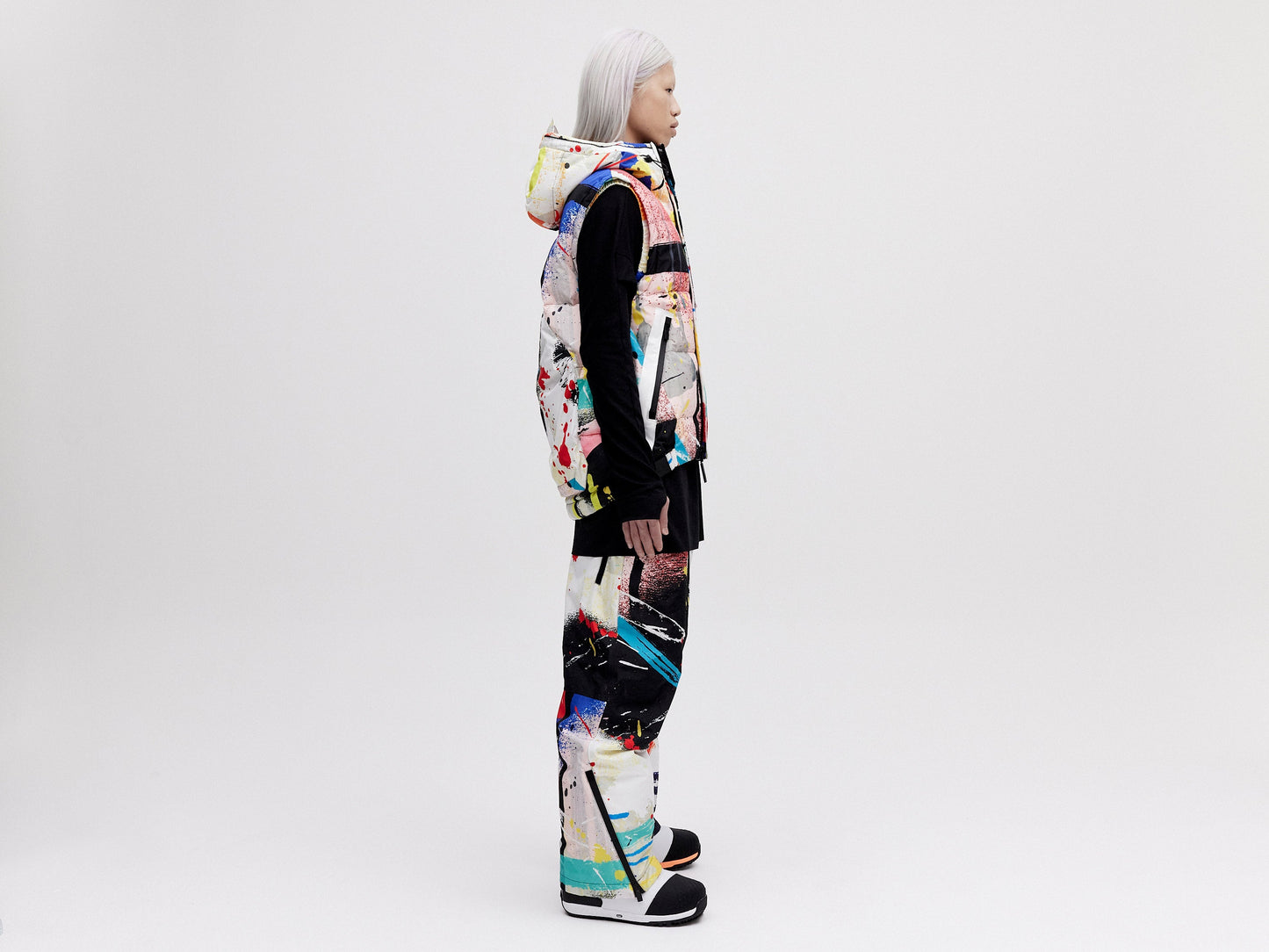 Modular Down Vest - Light Splatter