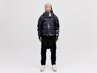 Utility Down Jacket with Backpack - Dark Pixel