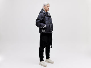 Utility Down Jacket with Backpack - Dark Pixel