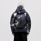 Utility Down Jacket with Backpack - Dark Pixel