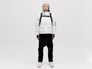Utility Down Jacket with Backpack - Light Pixel