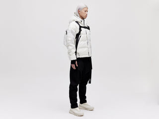 Utility Down Jacket with Backpack - Light Pixel