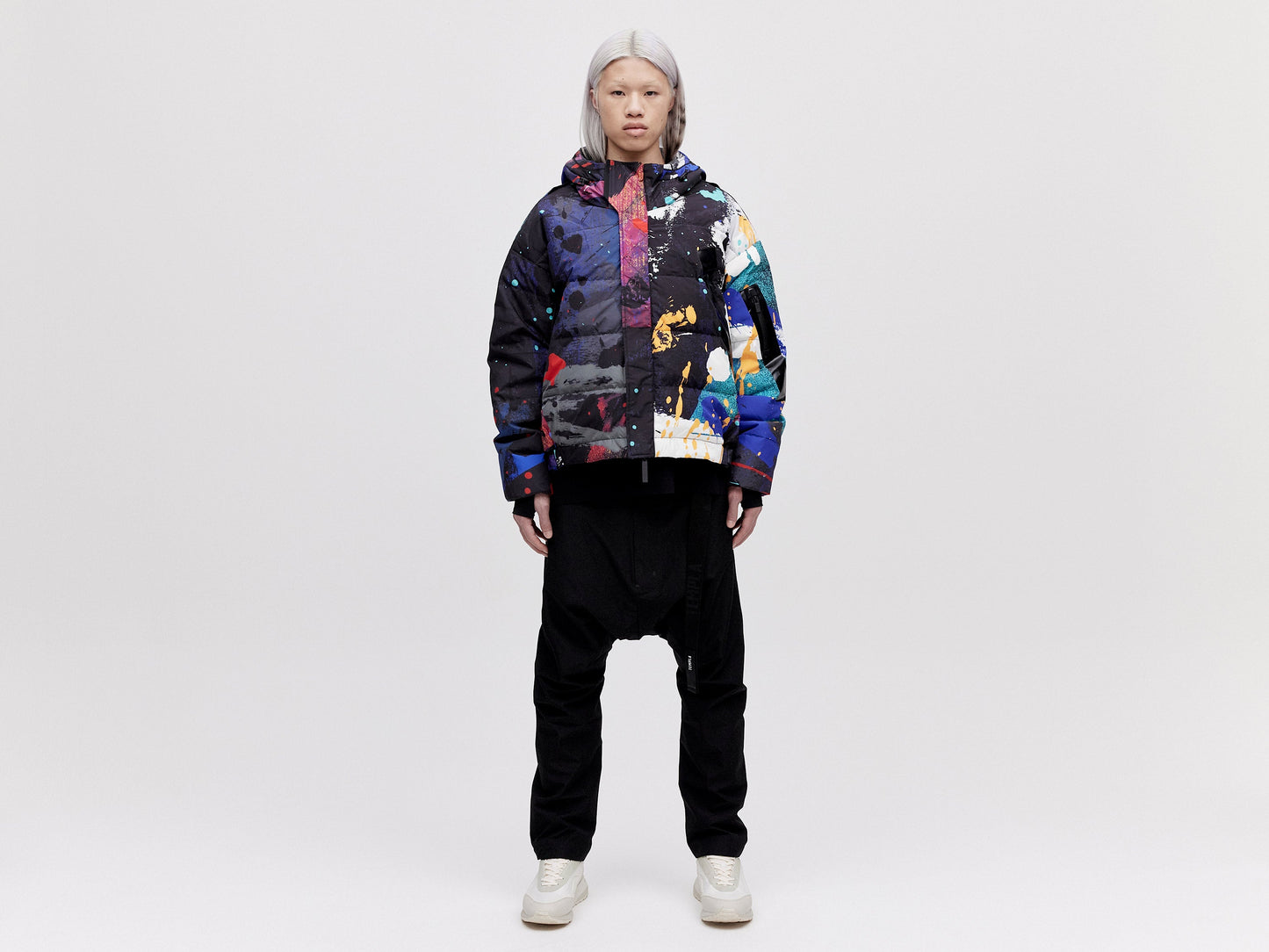 Utility Down Jacket - Dark Splatter