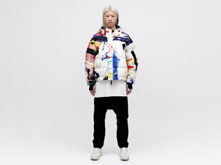 Utility Down Jacket - Light Splatter