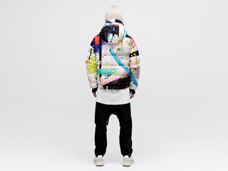 Utility Down Jacket - Light Splatter