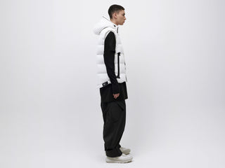 Gloss Down Vest - White