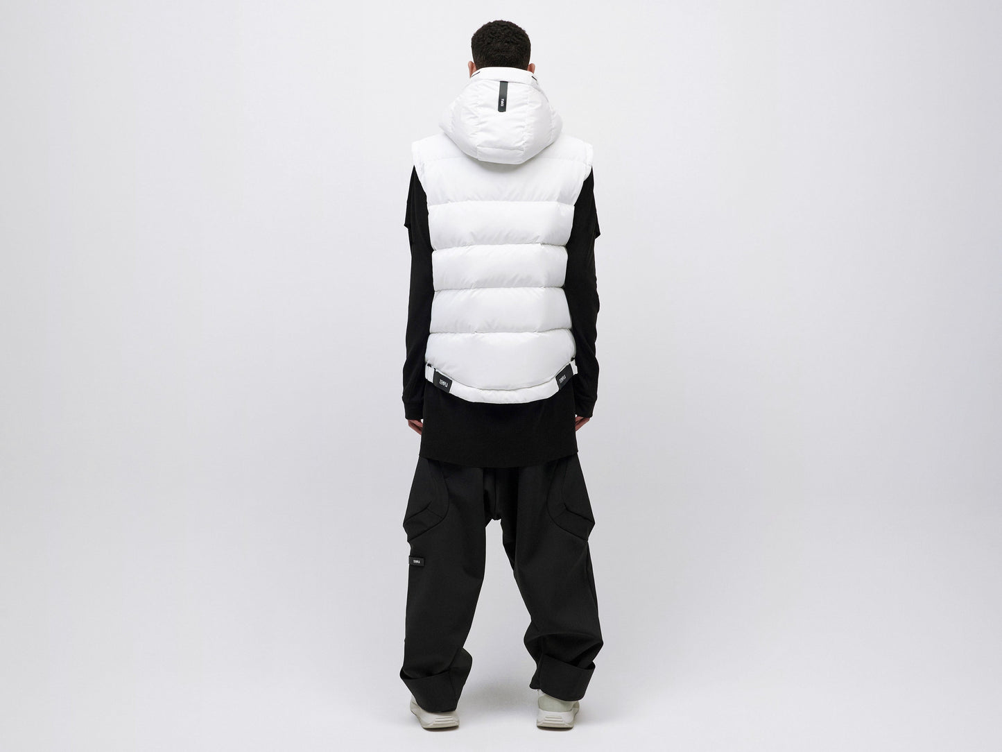 Gloss Down Vest - White