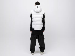 Gloss Down Vest - White