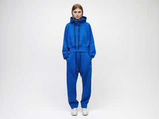 Ria Cropped Hoodie BVBA Antwerp - Blue
