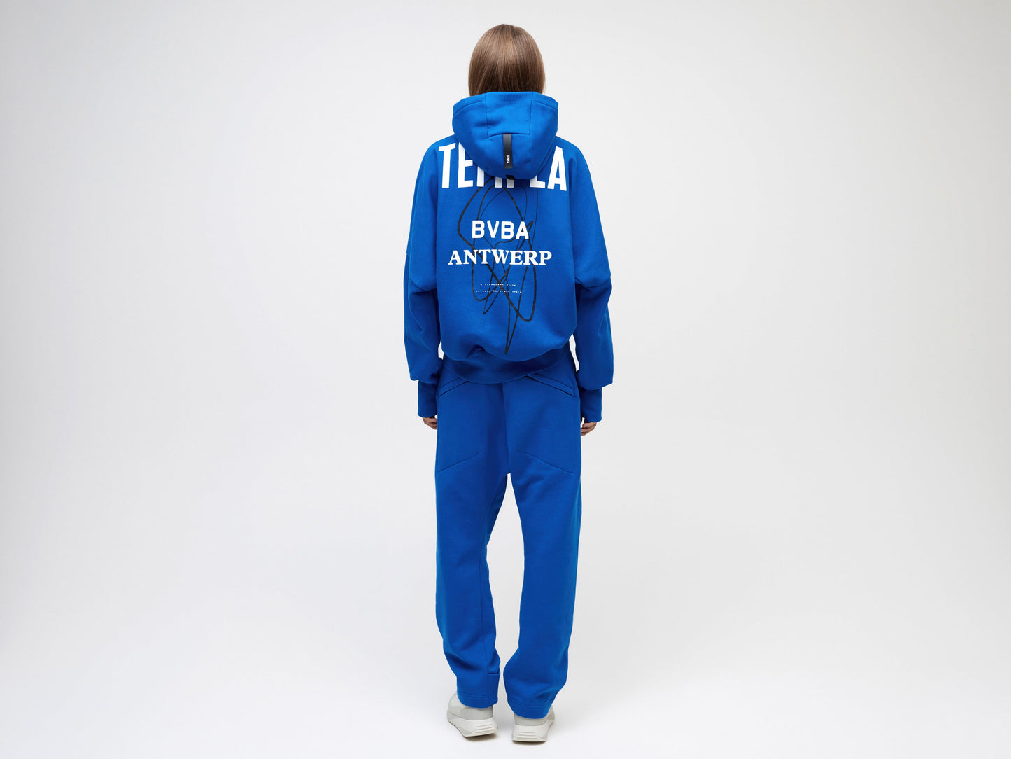 Ria Cropped Hoodie BVBA Antwerp - Blue