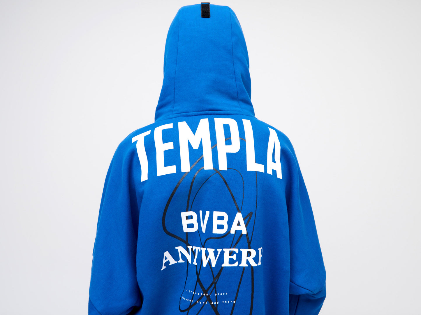 Ria Cropped Hoodie BVBA Antwerp - Blue