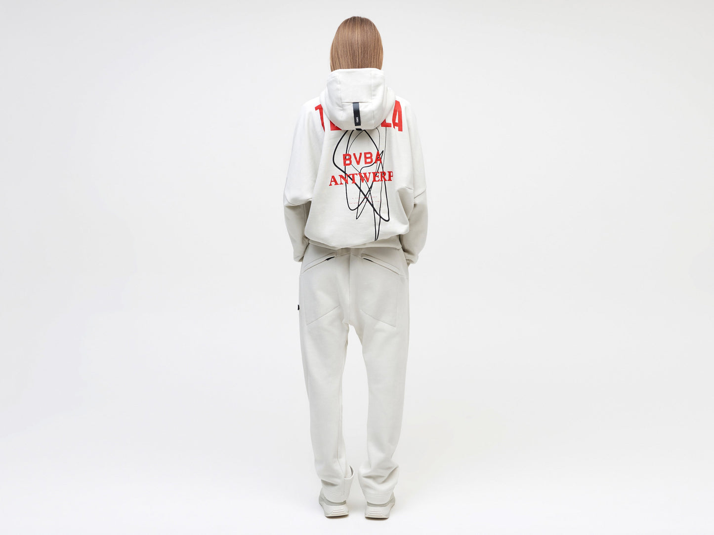 Ria Cropped Hoodie BVBA Antwerp - Vaporous Grey