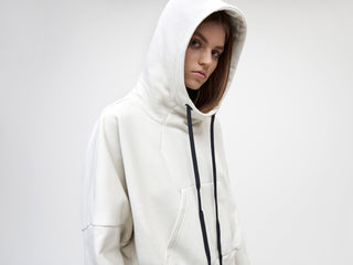 Ria Cropped Hoodie BVBA Antwerp - Vaporous Grey