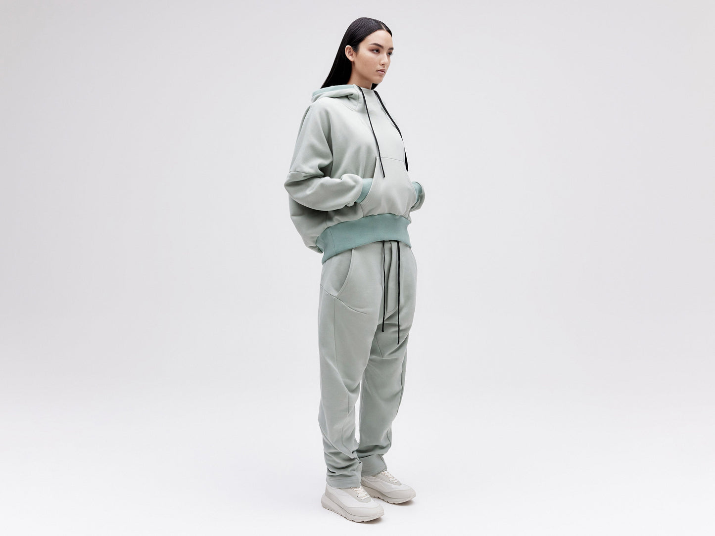 Cropped Hoodie - Jade