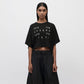 Cropped Tee - Black