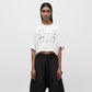 Cropped Tee - White