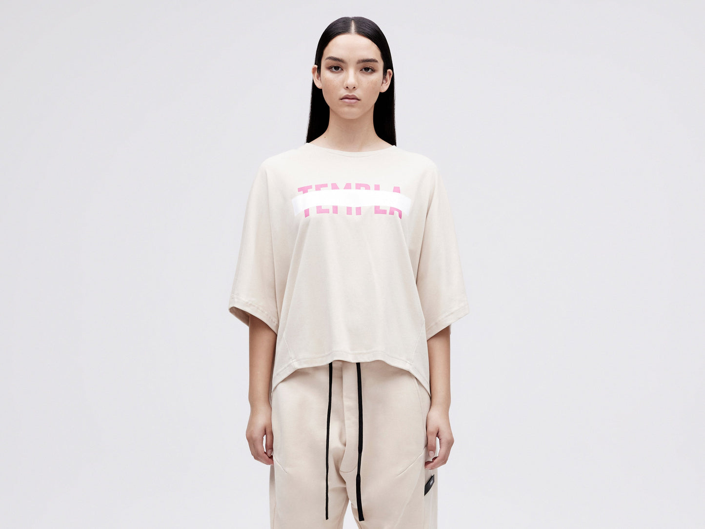 Cropped Tee - Fog