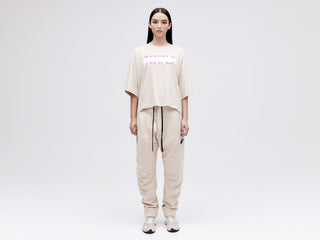 Cropped Tee - Fog