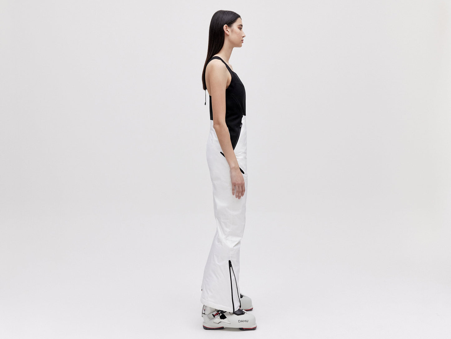 Wadded Salopette - White