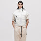 Cropped Down Vest - Light Pixel