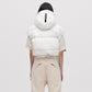 Cropped Down Vest - Light Pixel