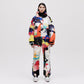 Cropped Cocoon Jacket - Light Splatter
