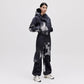Cropped Down Jacket - Dark Pixel