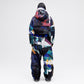 Cropped Down Jacket - Dark Splatter