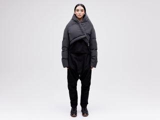 Wrap Down Jacket - Reflective Black