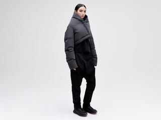 Wrap Down Jacket - Reflective Black