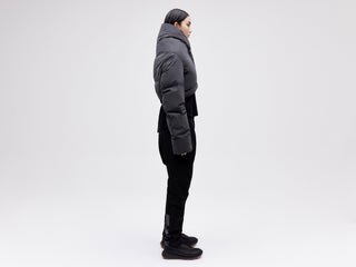 Wrap Down Jacket - Reflective Black