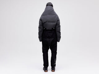 Wrap Down Jacket - Reflective Black