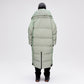 Wrap Down Coat - Reflective Jade
