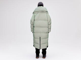 Wrap Down Coat - Reflective Jade