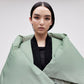 Wrap Down Coat - Reflective Jade
