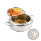 Tempura Deep Fryer 304 Stainless Steel Pot 4.2l
