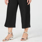 INC International Concepts Women's O Ring Culotte Pants Black Size 16 Petite