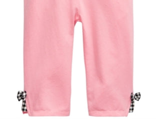 First Impressions Toddler Girl's Gingham Bow Leggings Pink Size 2T