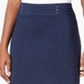 JM Collection Women's Rivet Waist A Line Skirt Blue Size XX-Large