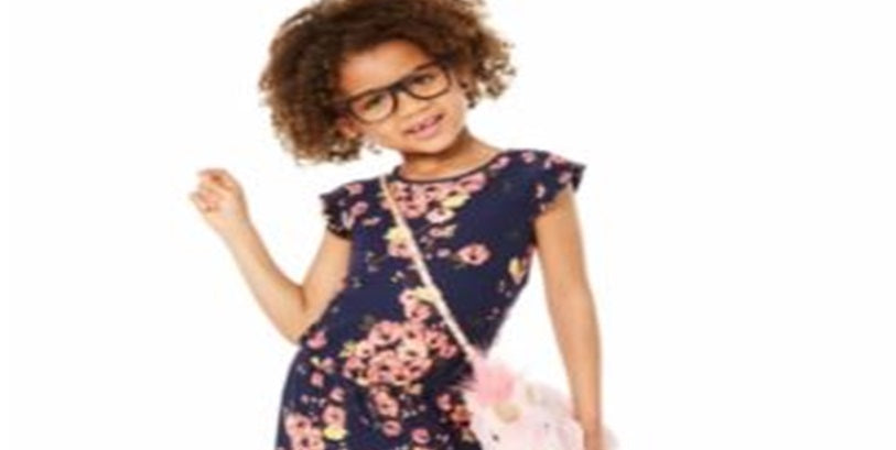 Epic Threads Toddler Girl's Floral Print Flutter Sleeve Jumpsuit Blue Size 4T