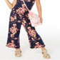 Epic Threads Toddler Girl's Floral Print Flutter Sleeve Jumpsuit Blue Size 4T