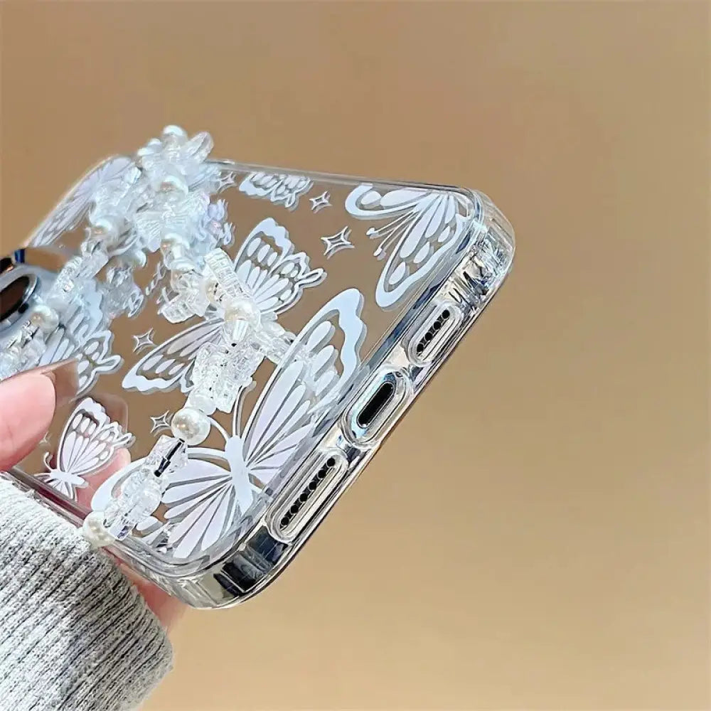 Butterfly Mirror Iphone 15 Pro Max Protective Case
