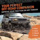 Tire Pressure Gauge (0-60 PSI) Heavy Duty, with Custom Foam Case, Chrome Caps & Valve Core Repair Tool, Rapid Air Pressure Gauge, Tire Deflators Offroad Accessories, 4x4 Tires