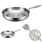 Titanium Hammered Non-stick Frying Pan with Lid