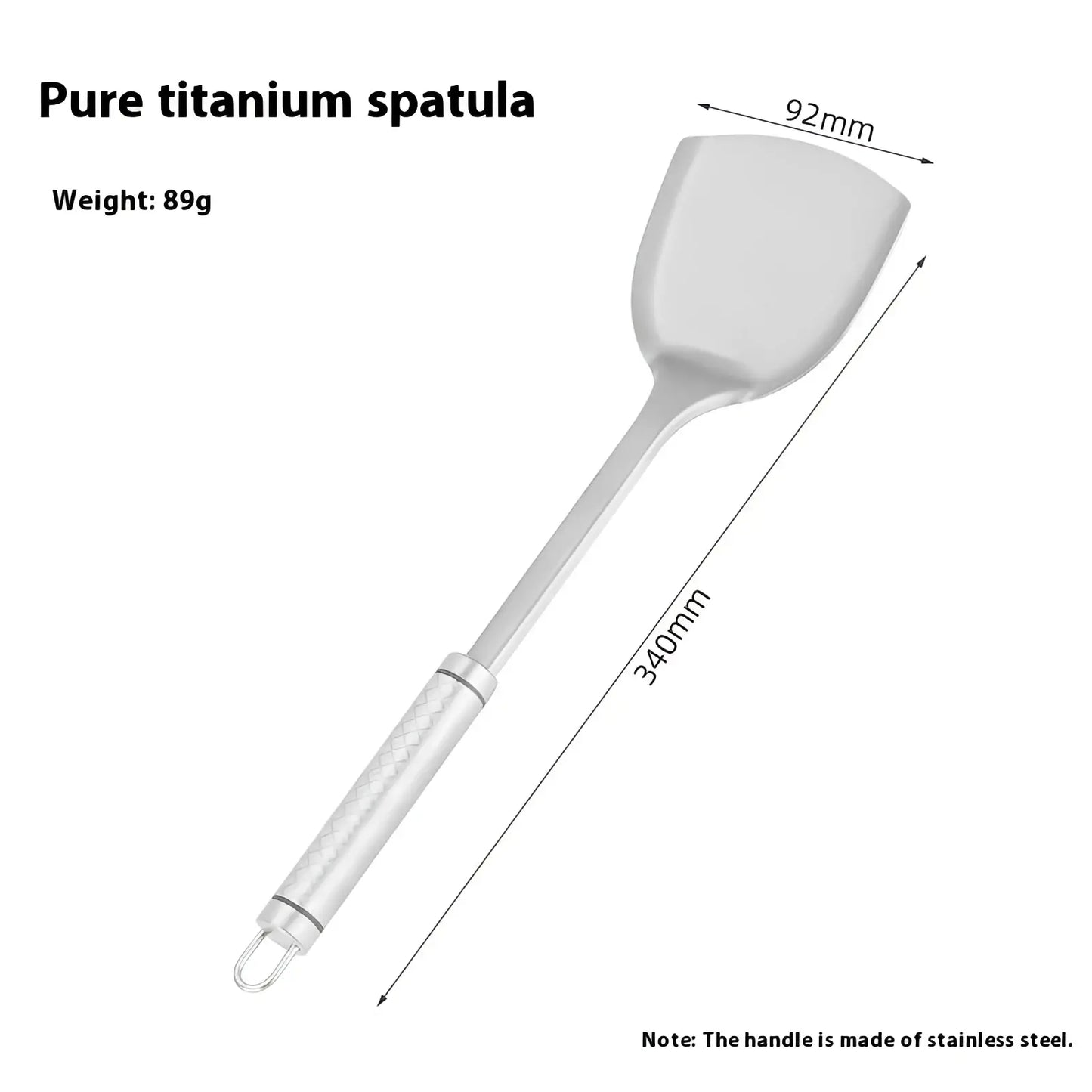 Titanium Wok Spatula and Kitchen Utensil Set