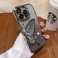 Shatterproof Quicksand Butterfly Crystal Phone Case