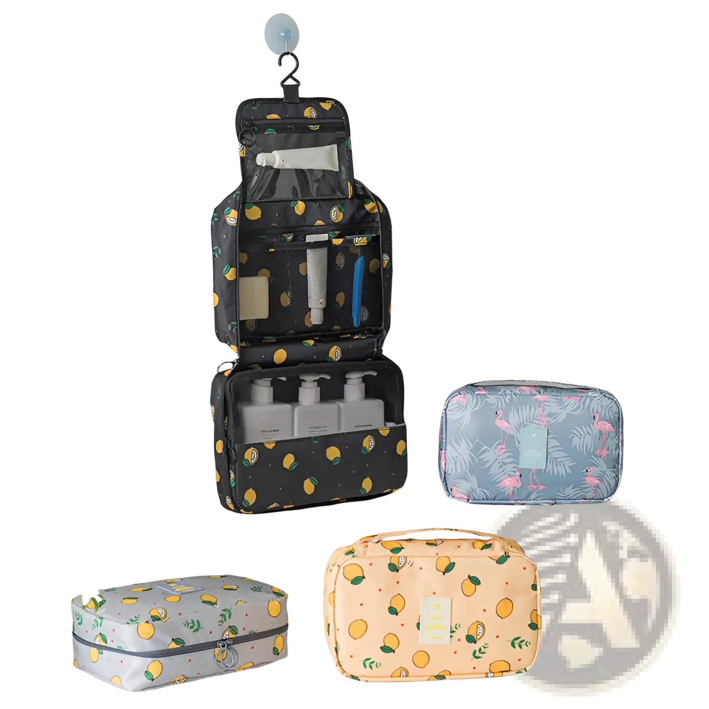 Travel Makeup Bag Hanging Toiletry Organizer
